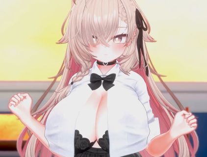 【3D動画】無表情でめっちゃ愛してくる後輩ちゃん