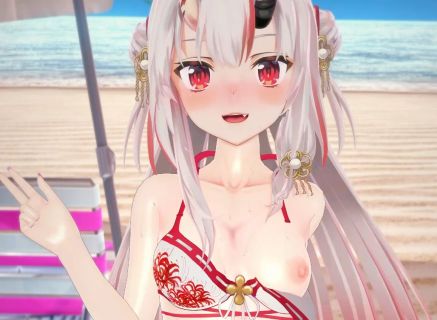 【ループアニメ】水着ojoがぷるぷる揺らしながらおっぱい見せつけてくるだけ
