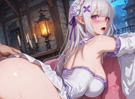 “Emilia – Enchanting Midnight Rendezvous 💜🌙”