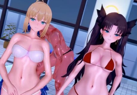 Rin & Saber